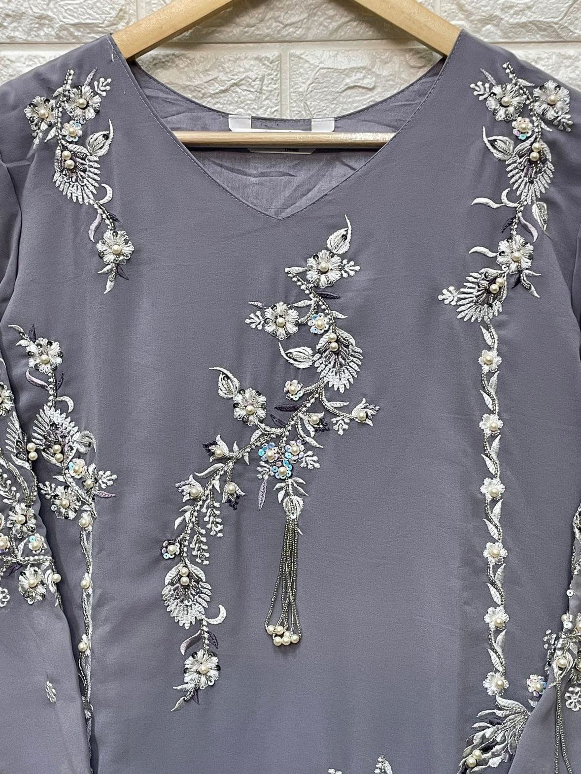handmade-lilac-white-pearl-luxury-suit-set-party-wear